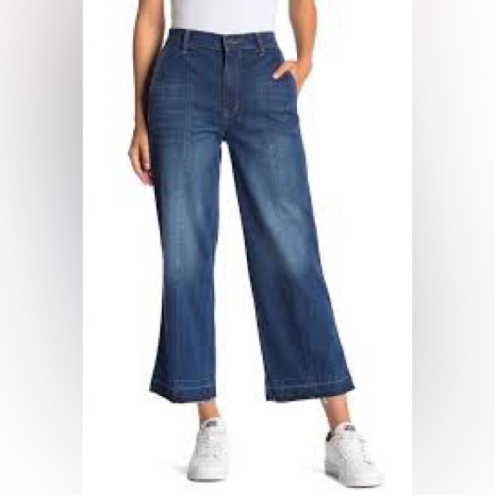Ella Moss Wide Leg Cropped Jeans